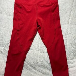 NWOT Women’s Ziya Active Red Capris Sz 8/10
